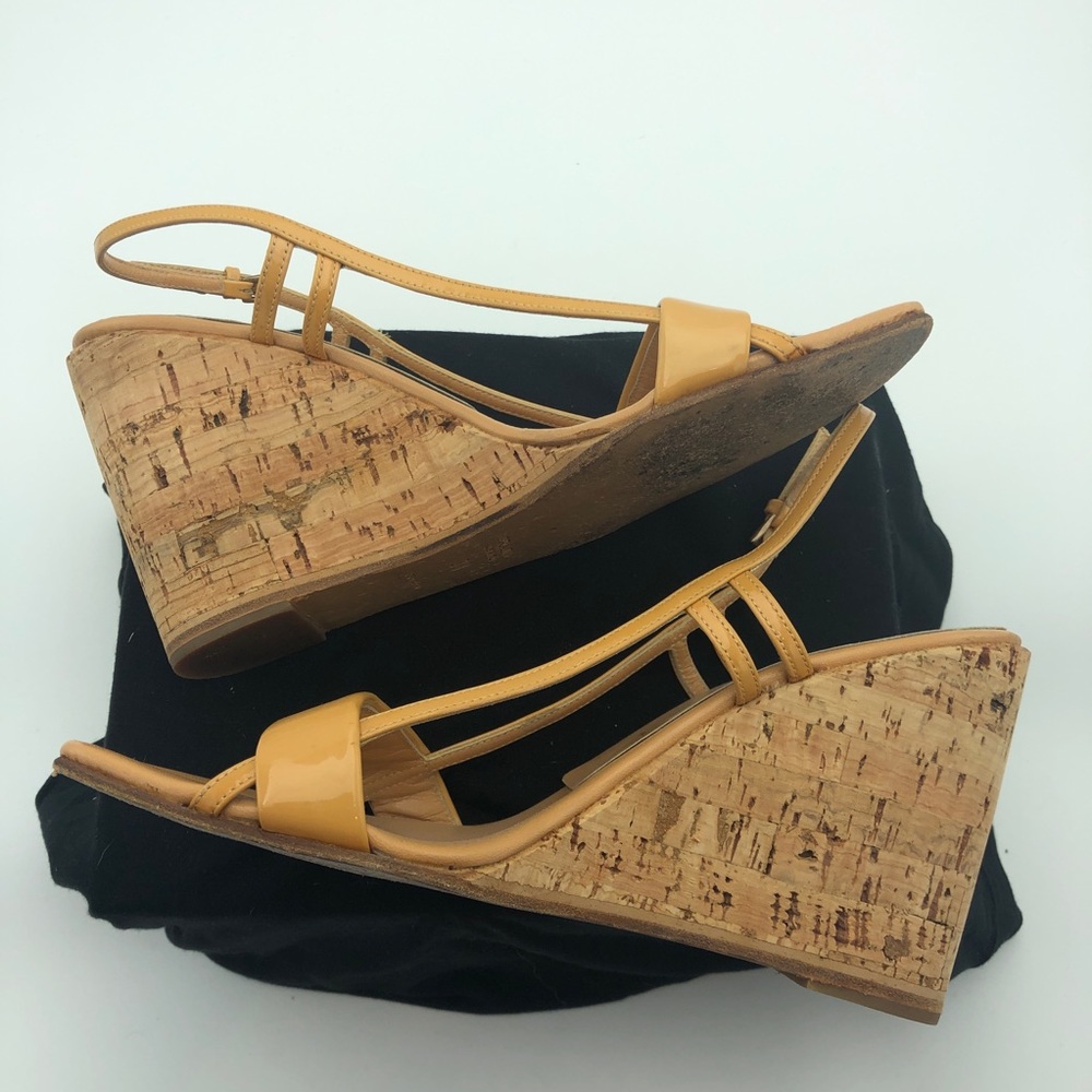 Prada Nude/Tan Patent Leather sz 38 - Picture 3 of 6